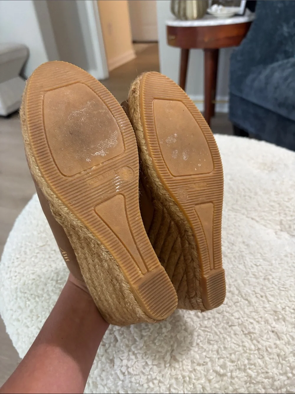 VISCATA BARCELONA ESPADRILLE WEDGES Size 39 made in Spain